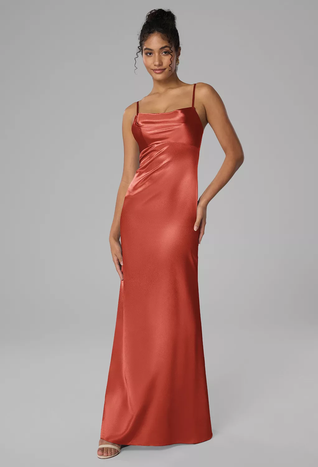 AW Morgan Tangerine  Black Tie Wedding Guest Dresses